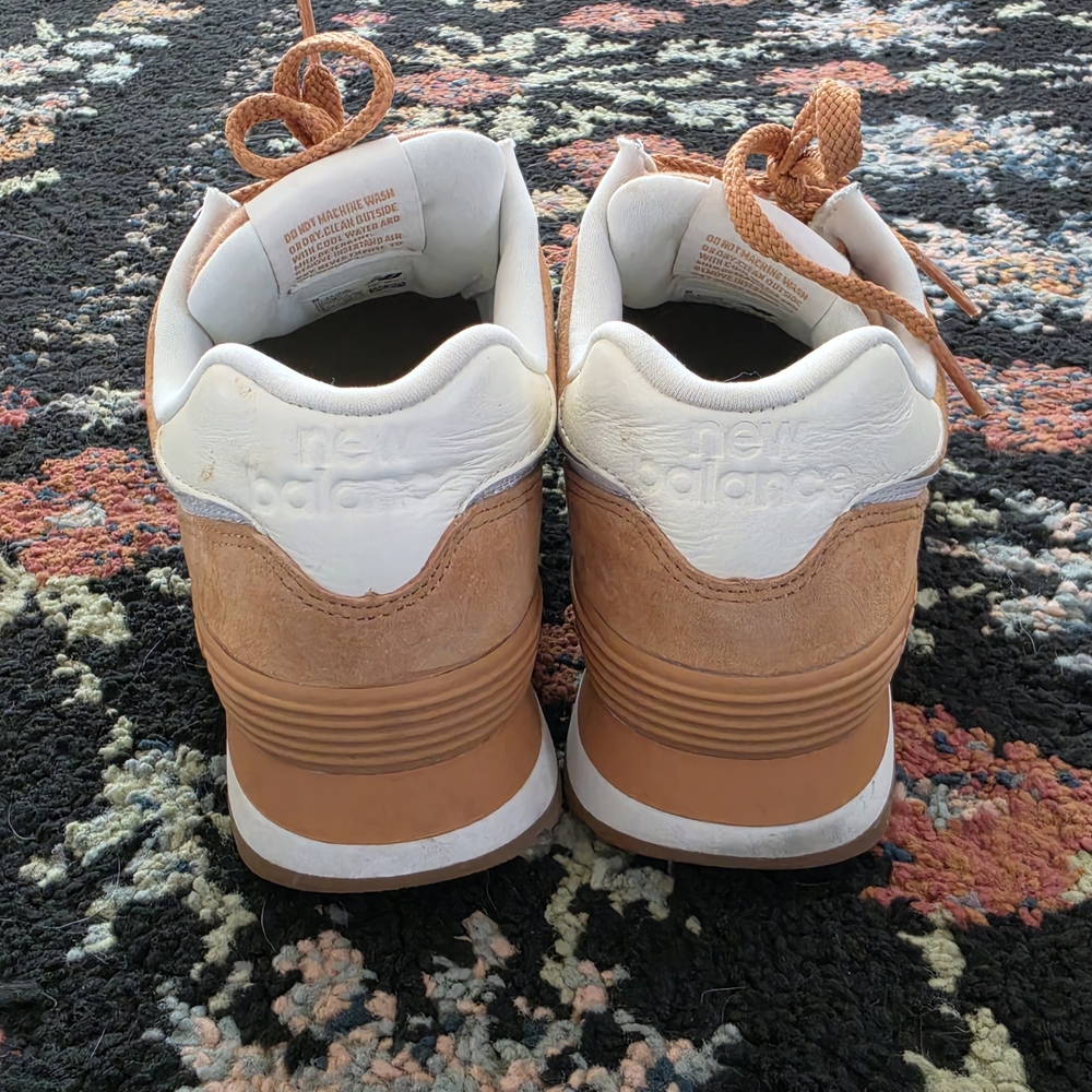 Women's New Balance 574 Brown - Picture 3 of 6